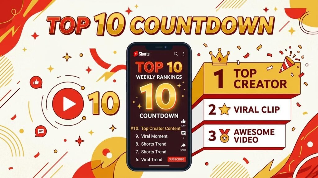 How to Make a Top 10 Video for YouTube Shorts